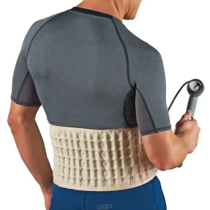 Back Lumbar Disc Decompression Belt inflatable Spinal Traction support Large
