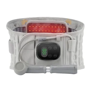 Back Decompression Belt Red Light Heat Vibration Spinal Air Traction Massage US