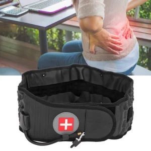 Lumbar Traction Belt Inflatable Improve Pain Back Decompression Belt Lumbar